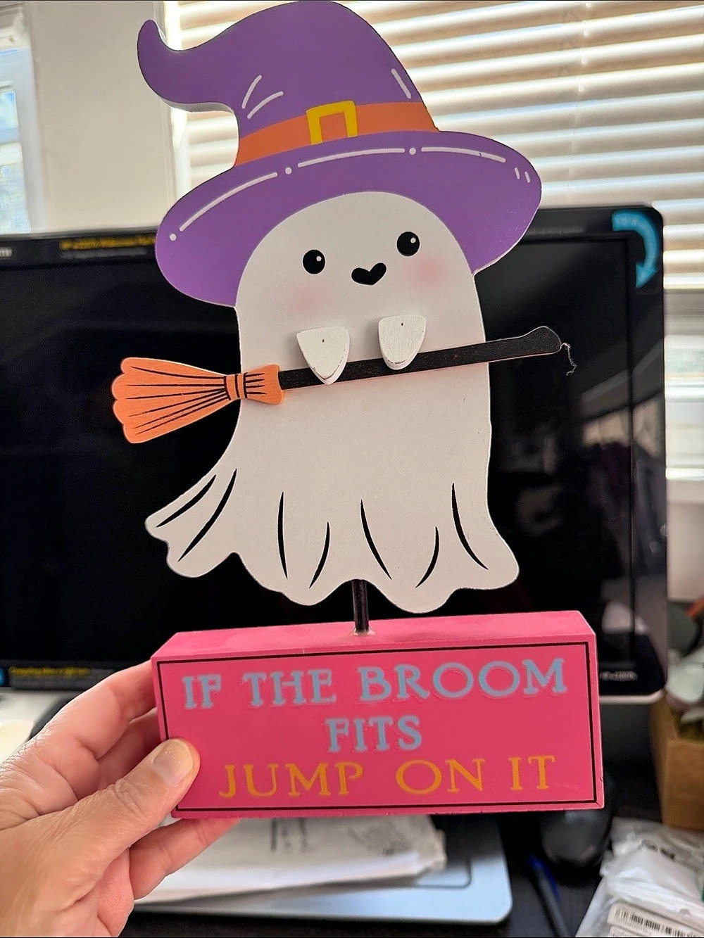Halloween Holiday Decor Pink & Purple